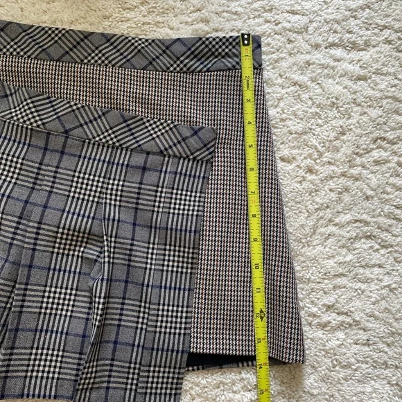 Steve Madden Women's Jeanne Skirt, Brown Plaid Mix, Sz 4 NWT - Picture 5 of 8